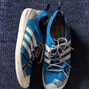 Adidas mens water Sneakers in Blue and White